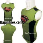 TANKTOP MAN OF STEEL GREEN BLACK