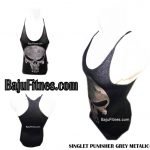 SINGLET PUNISHER GREY METALIC