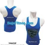 TANKTOP BIG LOGOS SUPERMAN BLUE