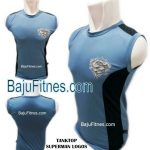 TANKTOP SUPERMAN LOGOS LIGHT GREY