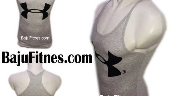 SINGLET UA BIG LOGOS GREY BLACK