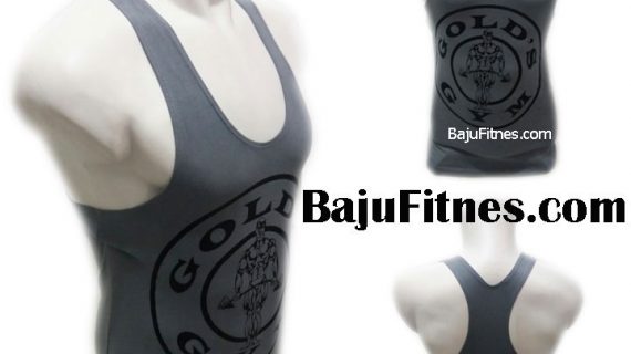 TANKTOP GOLD GYM GREY BLACK