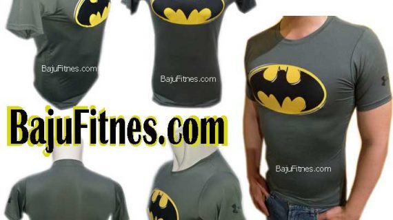 UA BATMAN LOGOS GREY YELLOW COMPRESSION