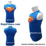 TANKTOP SUPERMAN LOGOS RED BLUE