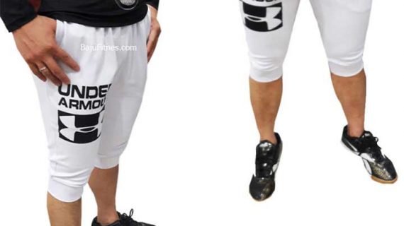 JOGER SHORT UNDER ARMOUR ID WHITE